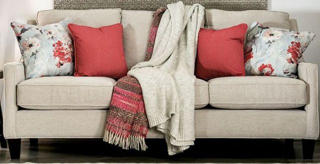 Furniture of America® Nadene Ivory Sofa-0