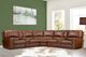 Rockford 7-Piece Verona Saddle Modular Power Reclining Sectional with Power Adjustable Headrests-3