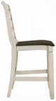 ACME Furniture Tasnim 2-Piece Antique White/Oak Counter Chair Set-3