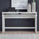 Liberty Furniture Berkley Square Linen Sofa Bar Console-1