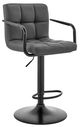 Armen Living Laurant Gray Adjustable Swivel Bar Stool-0