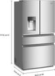 Whirlpool® 36" 18.7 Cu. Ft. Fingerprint-Resistant Stainless Steel Counter Depth French Door Refrigerator -5
