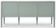 Elizabeth Ann Home Coolio Concave Blue Linen Wrapped Sideboard-4