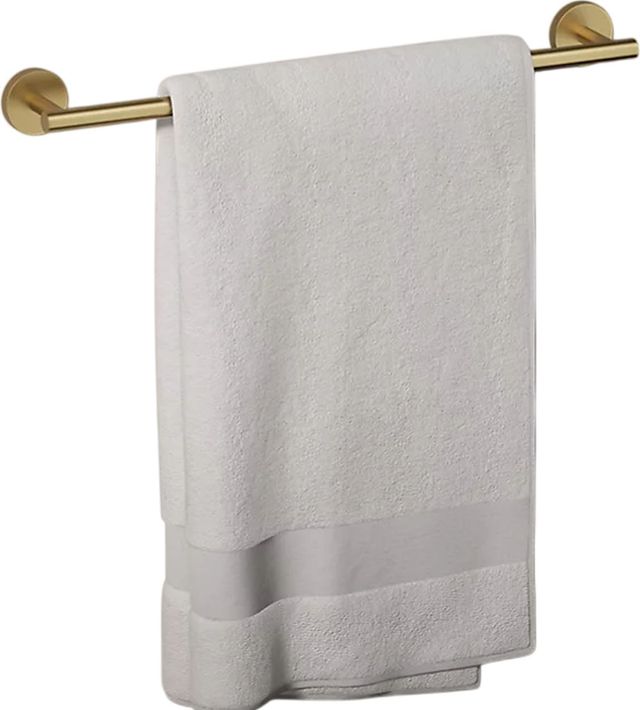 KOHLER® Elate® Vibrant Brushed Moderne Brass 24" Towel Bar-1