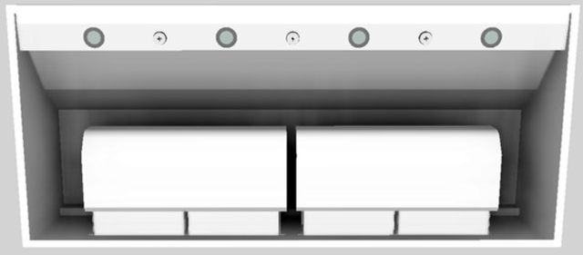 Vent-A-Hood® 54" White Wall Mounted Range Hood-3