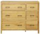 Archbold Furniture Customizable 2 West 6-Drawer Combo Dresser-1
