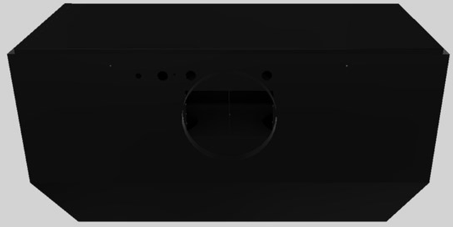 Vent-A-Hood® 36" Black Wall Mounted Range Hood-2