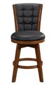 Mazin Furniture Medford Black Swivel Counter Height Chair-3