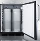 Summit® Commercial Series 5.5 Cu. Ft. Stainless Steel Beer Cooler/Kegerator-3