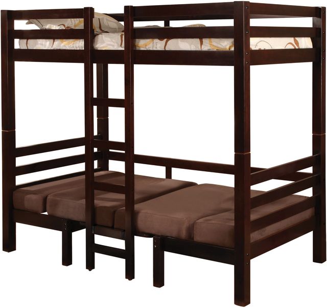 Coaster®Joaquin Youth Medium Brown Twin-Over-Twin Bunk Bed-0