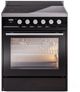 Ilve® Professional Plus II 30" Glossy Black Pro Style Induction Range-0