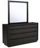Coaster® Leandro Burnished Black Dresser and Mirror-0
