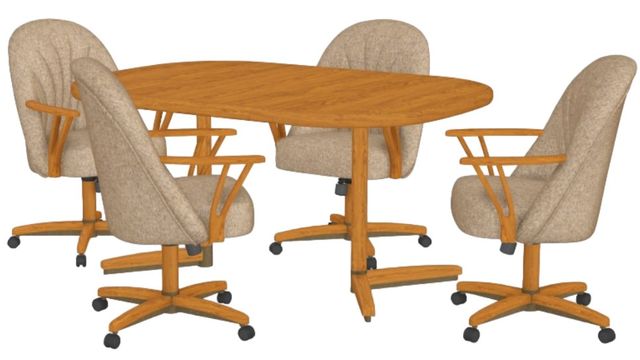 Chromcraft™ Customizable Bailey Carlisle 5-Piece Dining Set-0
