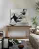 Hooker® Furniture Big Sky Furrowed Bark Sofa Table with Vintage Natural Base-1