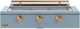 Caliber™ Rockwell Social 3-Burner Bluestone Built-In Natural Gas Grill with Gold Hardware-0
