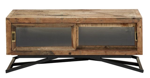 Jaipur Furniture Luther Brown Coffee Table-1