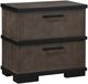 Homelegance® Acworth Black/Brownish Gray Nightstand-0
