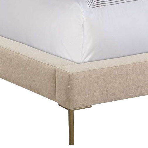 Robin Bruce Customizable Oaklynn King Upholstered Panel Bed-1