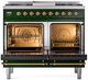 Ilve® Nostalgie II Series 40" Emerald Green Pro Style Dual Fuel Range-1