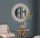 Bassett Mirror Spin White Wash Wall Mirror-3
