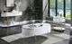 ACME Furniture Daveigh White Sofa Table with Gold Base-1