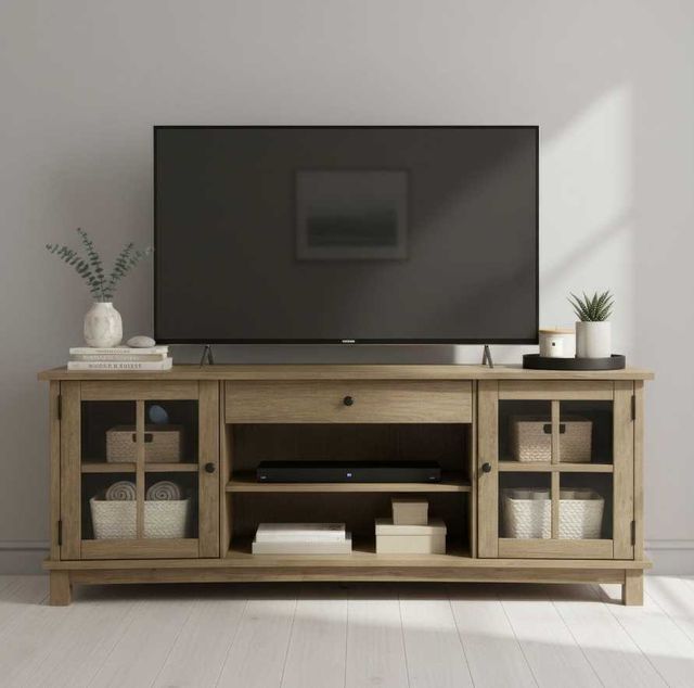 Liberty Furniture Logan Natural 82" TV Console-1