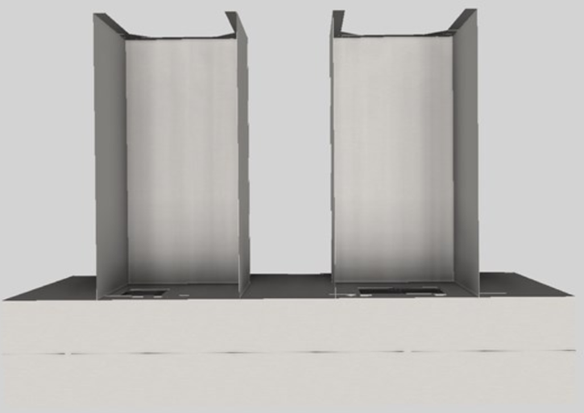 Vent-A-Hood® 48" Stainless Steel Contemporary Wall Mounted Range Hood-4