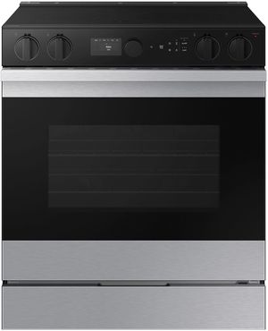 Samsung Bespoke 30" Stainless Steel Slide In Electric Range