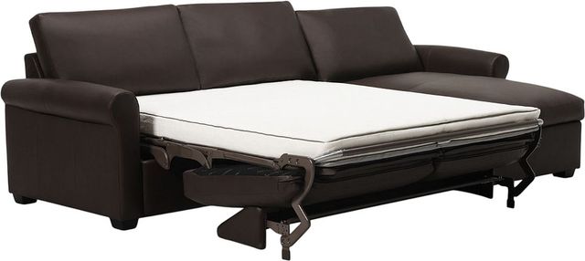 Palliser® Furniture Customizable Madison Sleep Roll Arm 2-Piece Right-Arm Facing Double Sofa Sleeper Sectional and Storage Chaise-0