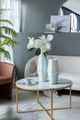 A & B Home Blue/Opal Decorative Flower Vase-4