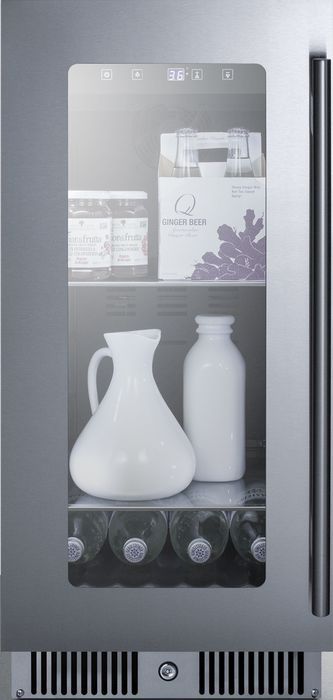 Summit® 15" Classic Collection 2.8 Cu. Ft. Black Beverage Center-2