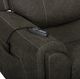 New Classic® Home Furnishings Gaia Sable Power Auto Glider Recliner with Power Headrest and Footrest-5