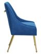 Zuo® Modern Maxine Gold/Navy Blue Dining Side Chair-1