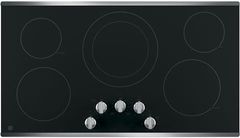 GE® 36" Stainless Steel Built In Electric Cooktop