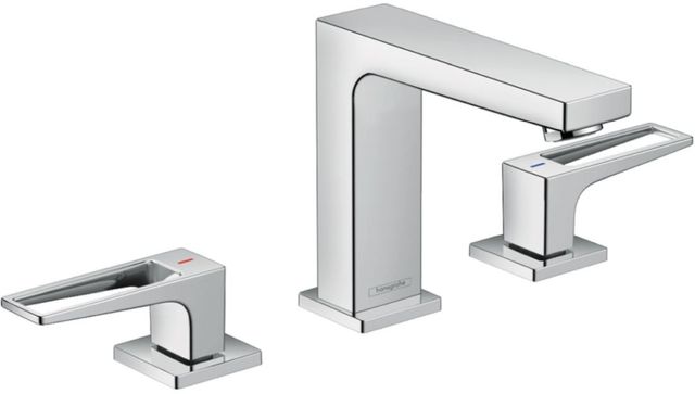 Hansgrohe Metropol Chrome 1.2 GPM Widespread Faucet with Loop Handles-0