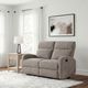 Coaster® Hamilton Sand Manual Reclining Loveseat-2