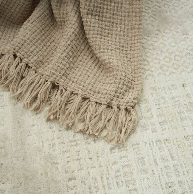 Nourison Home™ Lifestyle Beige Throw Blanket-1