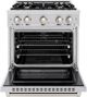 ZLINE Select 30" Stainless Steel Pro Style Gas Range-1