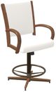 Chromcraft Customizable Camryn Swivel Tilt Counter Height Dining Stool-4