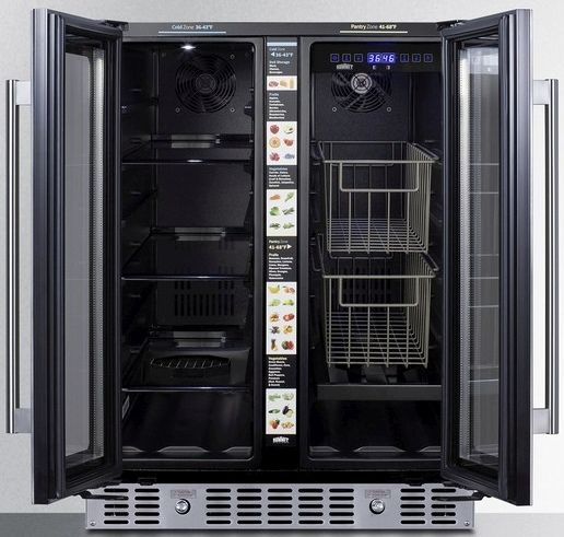 Summit® 4.6 Cu. Ft. Stainless Steel Beverage Center-1