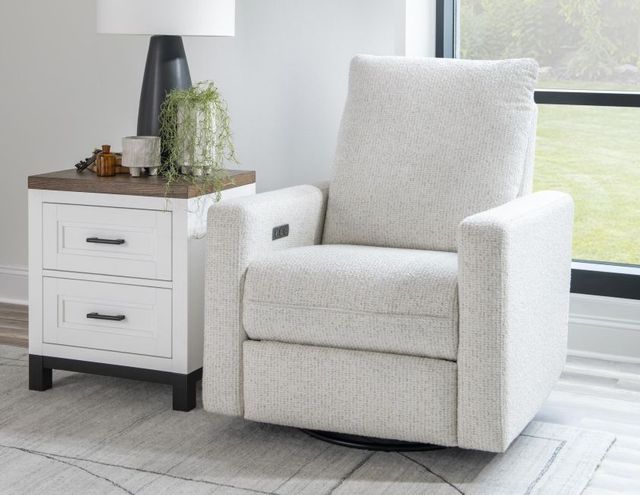 Legacy Classic Solana Biscotti/Positano Clay 33" Swivel Glider Chair-2