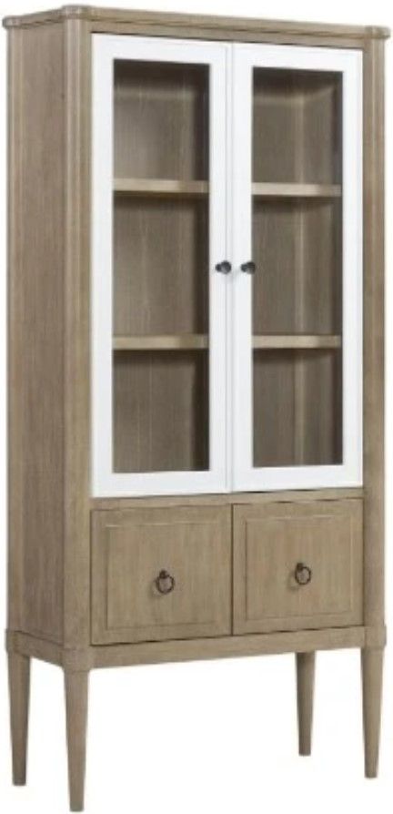 Bernards Citrus Heights Brown Display Bookcase-0