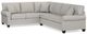 Bassett® Furniture Carolina 2-Piece Sock Arm Large L-Shaped Sectional Set-0