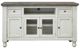 International Furniture Direct Stone Eggshell/Weathered Gray 60" TV Stand-0