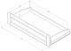 Kodiak Furniture Washington Rustic Walnut Queen Futon Frame with Storage-2