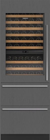 Sub-Zero® Designer Series 30" Panel Ready Wine Cooler Front view of the Sub-Zero® Designer Series 30" Panel Ready Wine Cooler