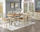 TEI Quinton Pecan Gathering Table with Sand Base-1