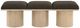 Meridian Furniture Pavilion 3-Piece Brown/Natural 54" Modular Bench-1