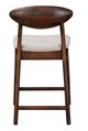 Furniture of America® Sargans 2-Piece Rich Walnut Counterheight Chair-5