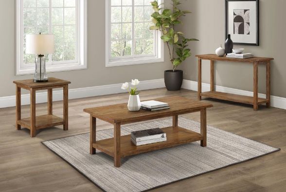 Coaster® Payne Distressed Brown Entryway Sofa Console Table-1